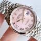 EWF Replica Rolex Oyster Perpetual Datejust Watch Pink Dial with VI IX Diamond (4)_th.jpg